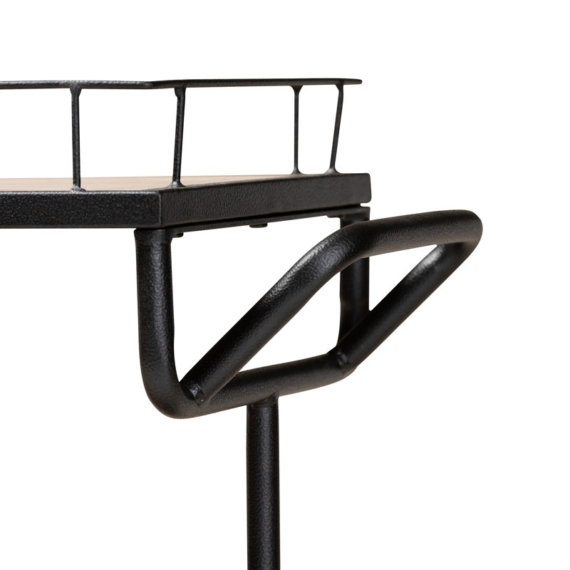 Williston Farwell Wood Bar Cart Wayfair Canada